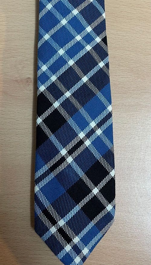 Second Hand Junior Tartan Tie
